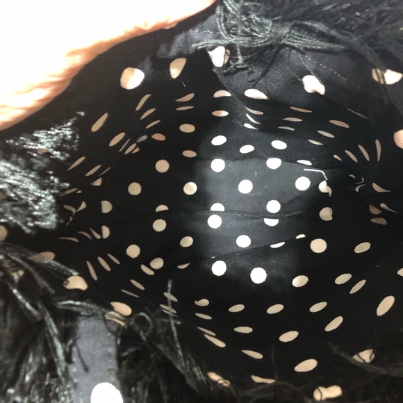 Kerberos Kay Designs by Hayley Kanaly. Fringed top canvas shoulder bag - Picture 7 of 9